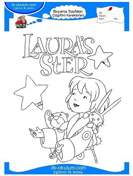 Çocuklar İçin Lauranın Yıldızı Boyama Sayfaları 